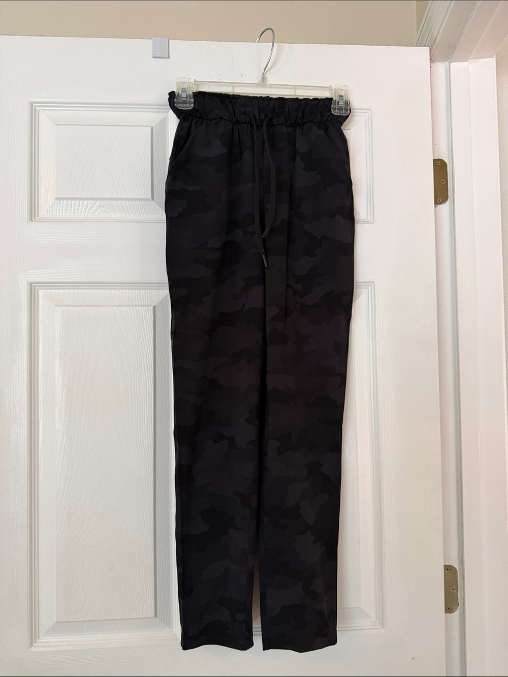 Lululemon Athletica Black Camouflage Pants